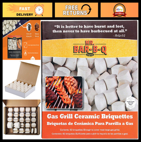 Pack ceramic bbq - 60-pack,