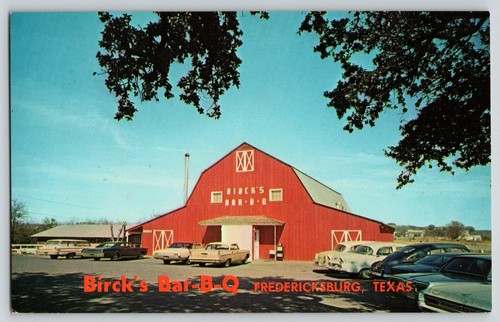 Postcard bricks bar - postcard, bar-b-q