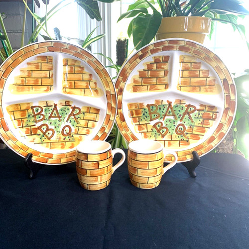 Bar divided plates - divided, 11"