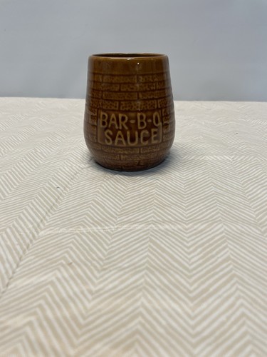Vintage bar sauce jar - sauce,